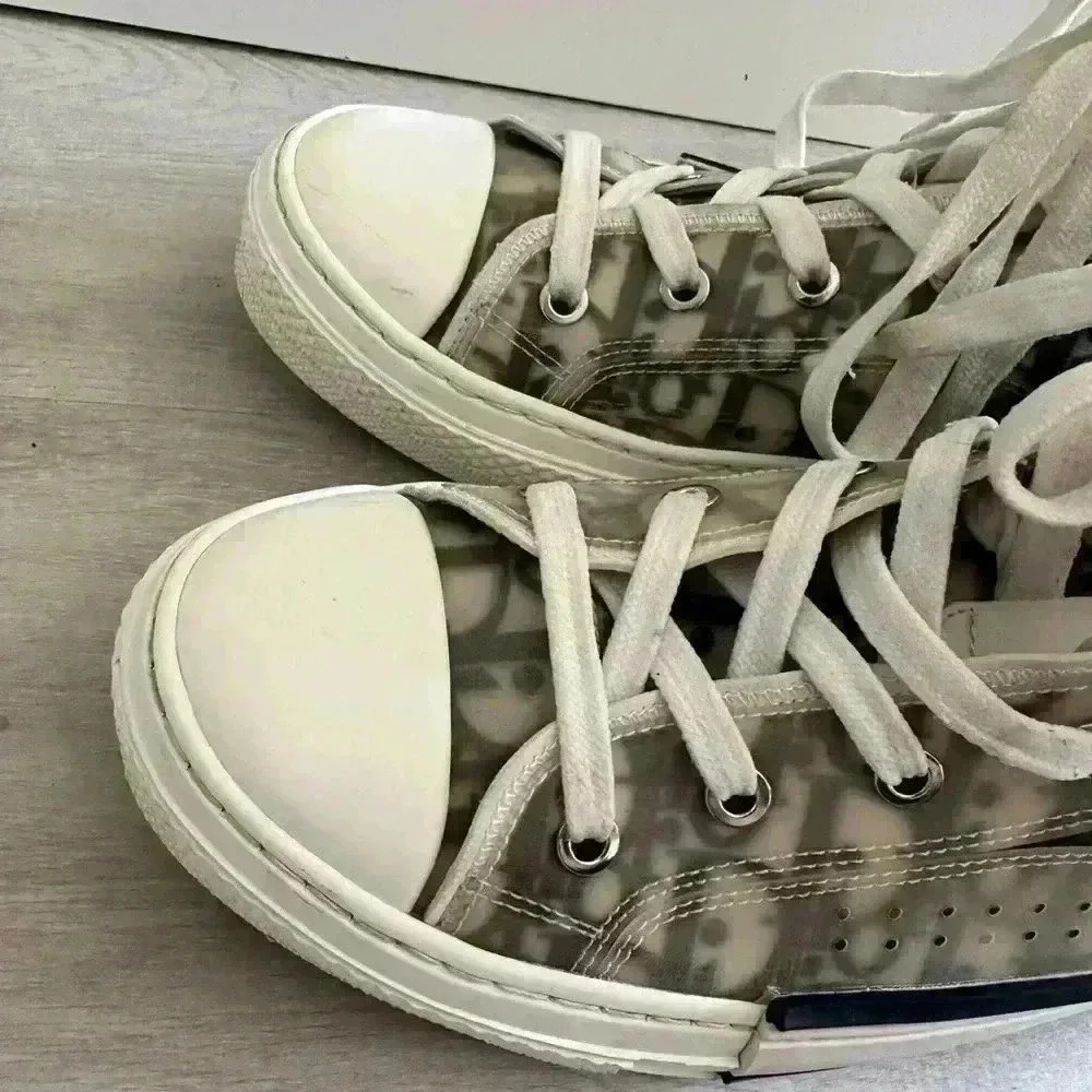 Christian Dior Oblique High Top Sneakers Mens Size 40 EU us 7 - Picture 2 of 16
